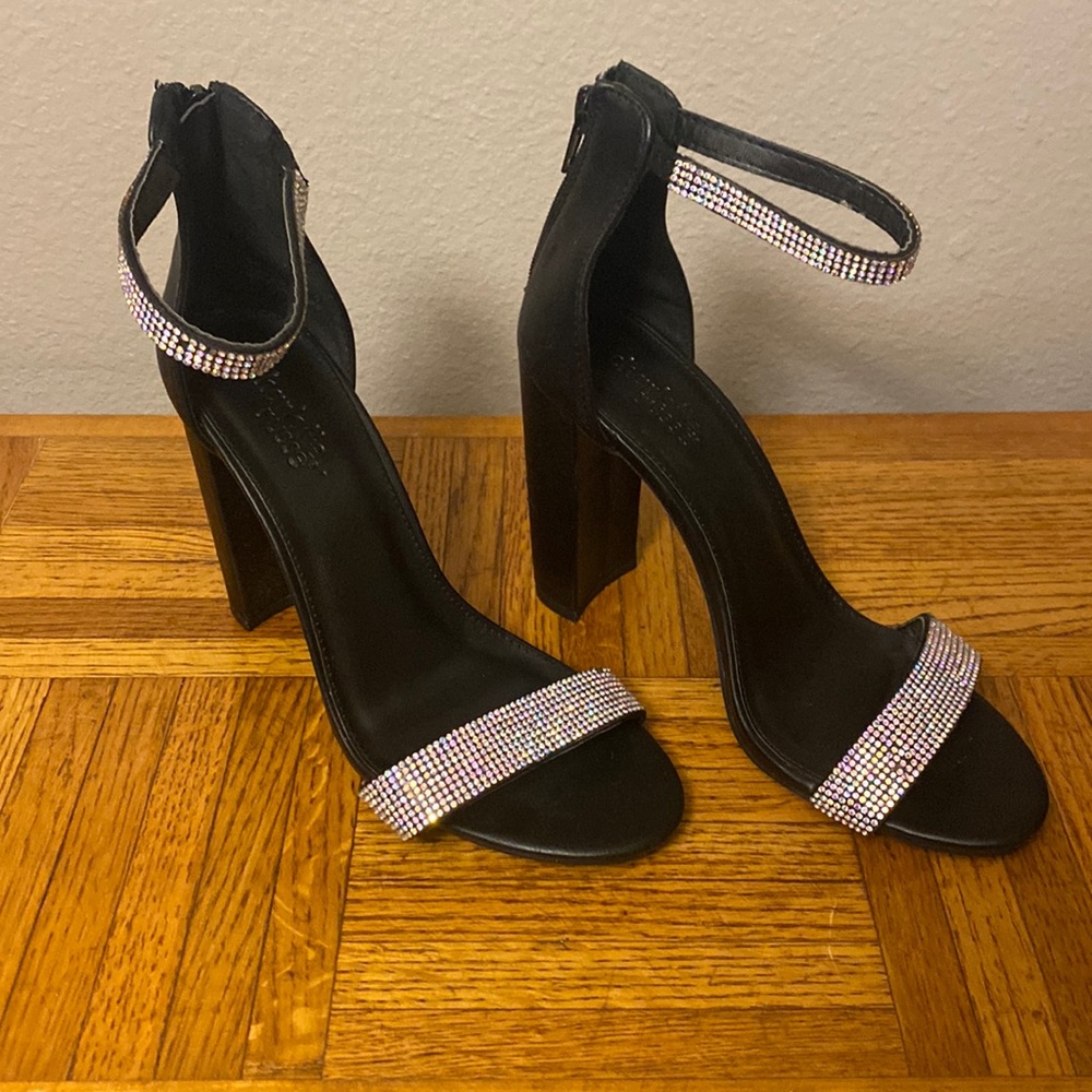 Rhinestone encrusted Heels